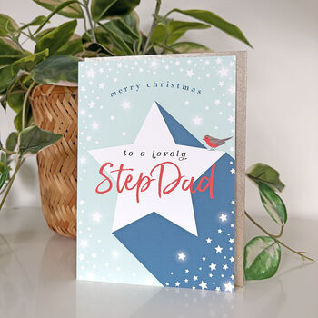 Rockstar Christmas Step Dad Card, 2 of 3