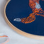 Paisley Fox Embroidery Kit, thumbnail 4 of 6