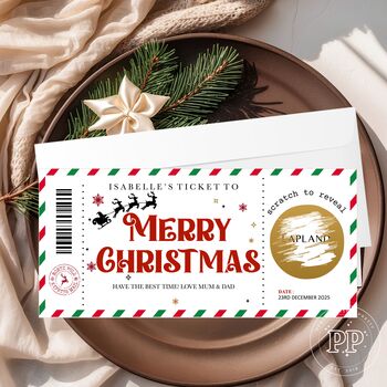 Christmas Scratch Ticket, Lapland Holiday, 4 of 6