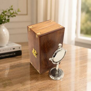 Personalised 16th Anniversary Silver Colour Desk Clock, 7 of 10