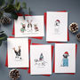 Dog Collection Christmas Card Pack, thumbnail 1 of 6
