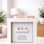 Personalised 17th Furniture Anniversary Love Sofa Frame Gift, thumbnail 4 of 6