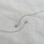 Sterling Silver Pendant Birthstone Necklace June Alexandrite, thumbnail 2 of 5