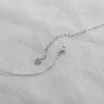 Sterling Silver Pendant Birthstone Necklace June Alexandrite, 2 of 5