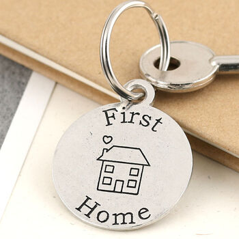 First Home Gift Housewarming Present Keyring, 4 of 8