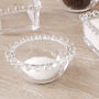 Bella Perle Mini Beaded Glass Serving Dishes, thumbnail 4 of 6