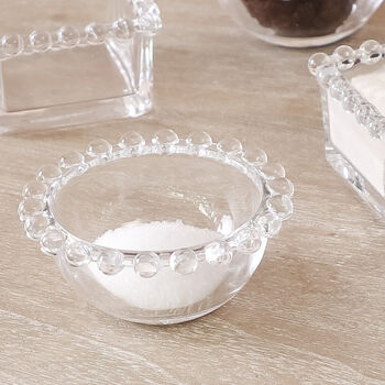 Bella Perle Mini Beaded Glass Serving Dishes, 4 of 6