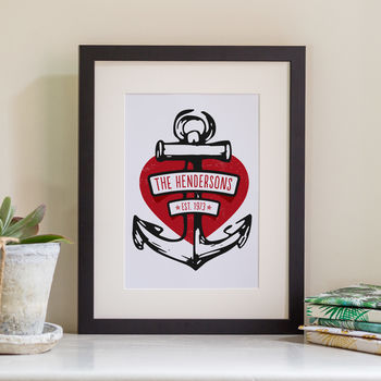 Family Anchor Print Personalised, 2 of 7