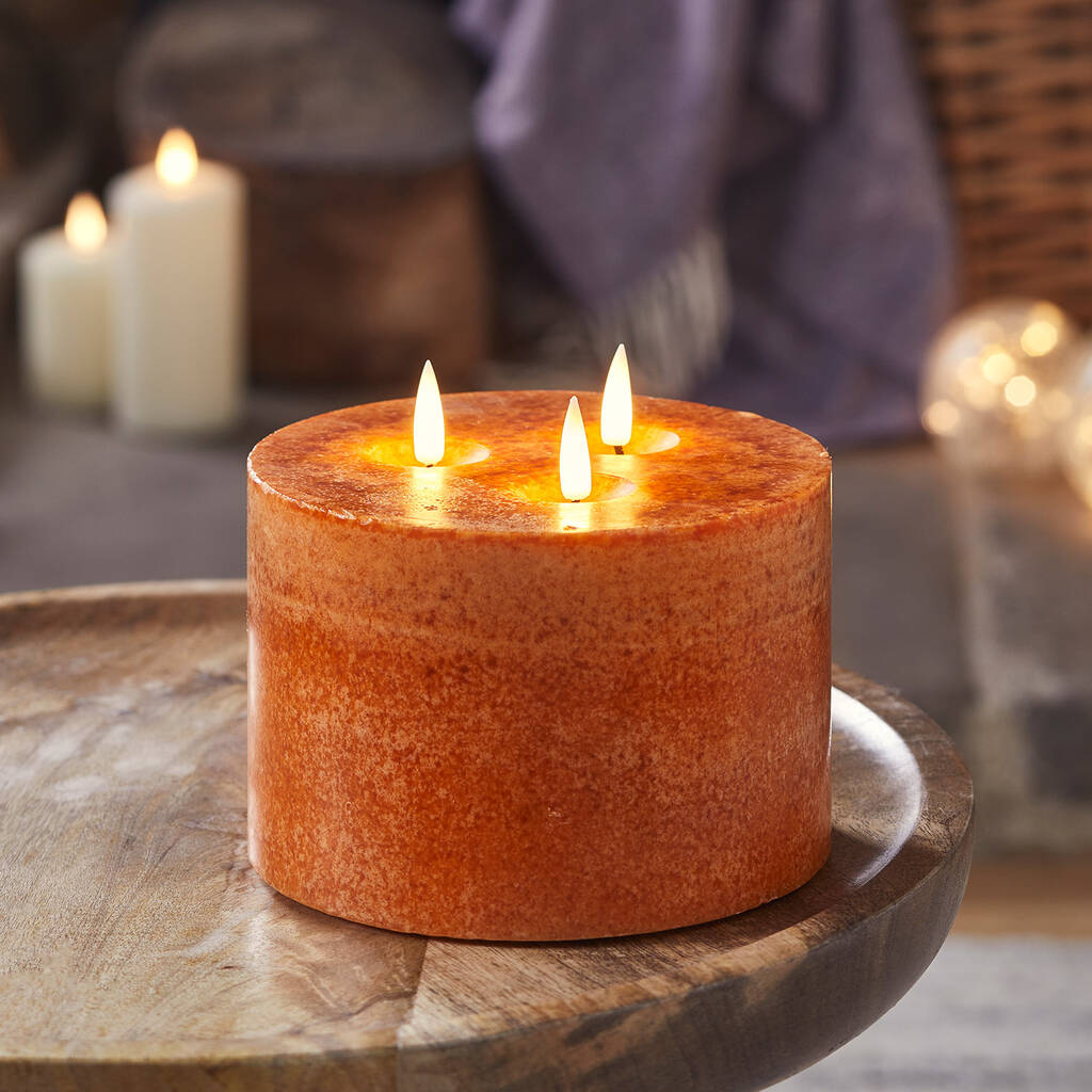 Wick led clearance candle