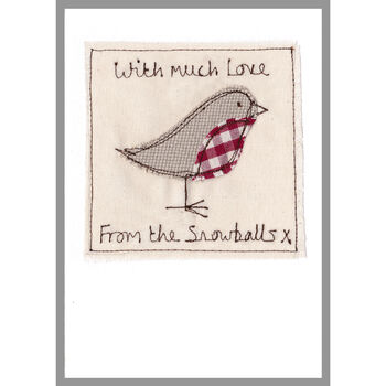 Personalised Robin Remembrance Or Sympathy Card, 8 of 12