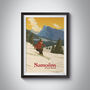 Samoens Ski Resort France Travel Poster Art Print, thumbnail 1 of 8