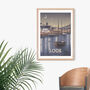 Looe Cornwall Travel Poster Art Print, thumbnail 4 of 8