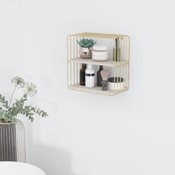 Luxury Style Square Wall Shelf, 3 of 5