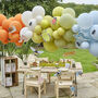 Multi Coloured Bug Party Balloon Arch With Card Bugs, thumbnail 1 of 3