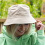 Embroidered Personalised Bucket Hat, thumbnail 3 of 6