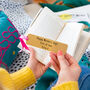 Grandma 'Outnumbered By Grandchildren' Gold Bookmark, thumbnail 11 of 12