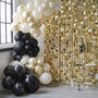 Black, Nude And Champagne Gold Balloon Arch, thumbnail 1 of 4