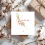 Name Birthday Card, With Floral Letter, thumbnail 1 of 5