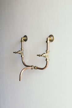 Industrial Copper Faucet – Dual Brass Valve Model, 2 of 2
