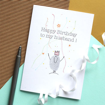 husband birthday card by adam regester design notonthehighstreetcom