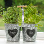 Personalised 10th Anniversary Plant Pot Bucket Gift, thumbnail 7 of 9