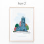 Personalised Bombed Out Church Liverpool Print, thumbnail 3 of 6