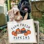 Personalised Farm Fresh Pumpkin Jute Tote Bag, thumbnail 2 of 12