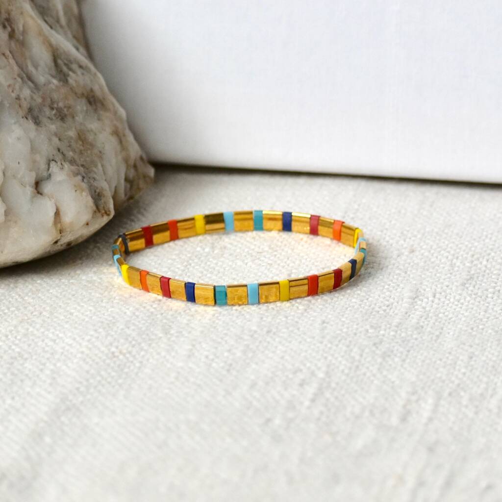 Gold Rainbow Bracelets By Jiya Jewellery