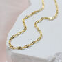 9ct Yellow Gold Flat Rambo Chain Necklace, thumbnail 3 of 6