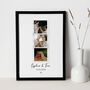 Personalised Engagement Gift, Custom Photo Print, thumbnail 4 of 7