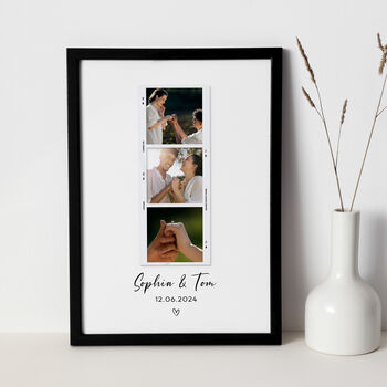 Personalised Engagement Gift, Custom Photo Print, 4 of 7