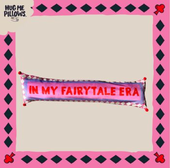 'In my fairytale ere' Super Soft Bolster Pillow, 4 of 7