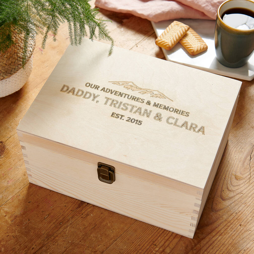 Personalised Father’s Day Gift Keepsake Box By Sunday's Daughter