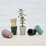 Sustainable Concrete Mini Vessel Planter Cylindrical, thumbnail 1 of 12