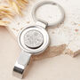 60th Birthday 1965 Sixpence Bottle Opener Keyring, thumbnail 1 of 7