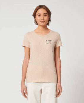 Custom Coordinates, Organic Cotton, Women's T Shirt, 10 of 10