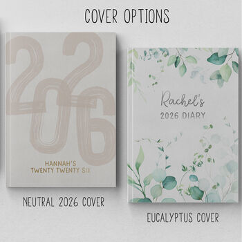 Personalised 2026 Diary | Choice Of Covers, 7 of 7
