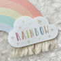 Rainbow Wall Plaque | Nursery Wall Decor | New Baby Gift, thumbnail 6 of 8