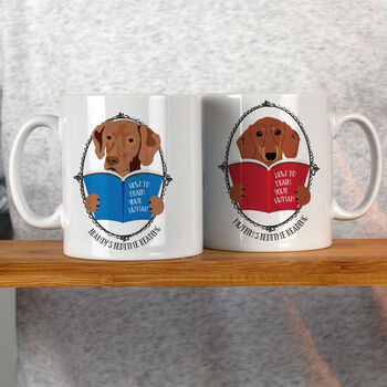 Personalised Novelty Dog Mug Train Your Human, 3 of 10