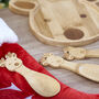 Reindeer Bamboo Christmas Spoons, thumbnail 3 of 3