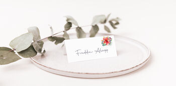 Wedding Place Cards In Tropical, 2 of 3