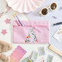 Liberty Of London Personalised Pencil Case Pink, thumbnail 1 of 7