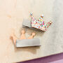Princess Glitter Crown Hair Clip Set, thumbnail 2 of 2