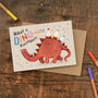 Have A Dino Mite Birthday Card Dinosaur Card, thumbnail 1 of 2