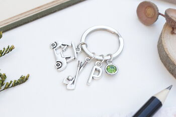 Personalised Golf Keyring Golfing Gift, 3 of 9