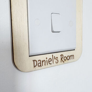 Personalised Dinosaur Light Switch Cover For Kids, 4 of 7