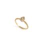 Yellow Pear Cut Diamond Engagement Ring, thumbnail 3 of 6