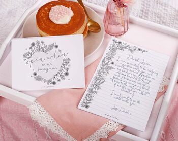 Open When Envelopes For Wedding Day Keepsake Gift, 5 of 5