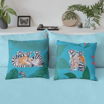 Lemur Animals Cushion Cover, 4 of 4