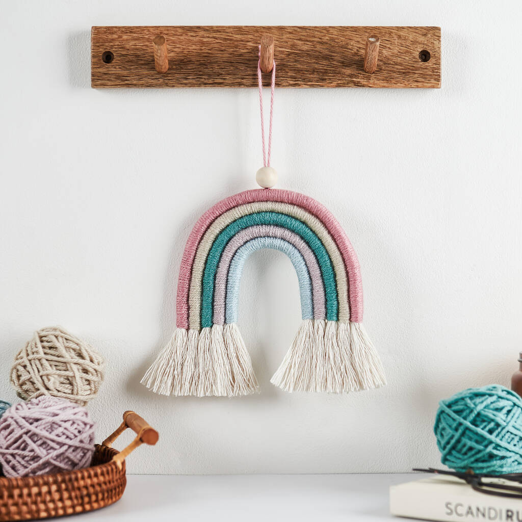 Make Your Own Misty Macrame Rainbow Craft Kit, 1 of 11